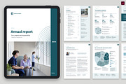 Hospital Annual Report Template, a Brochure Template by BrandPacks (Thumbnail 1 of 6)