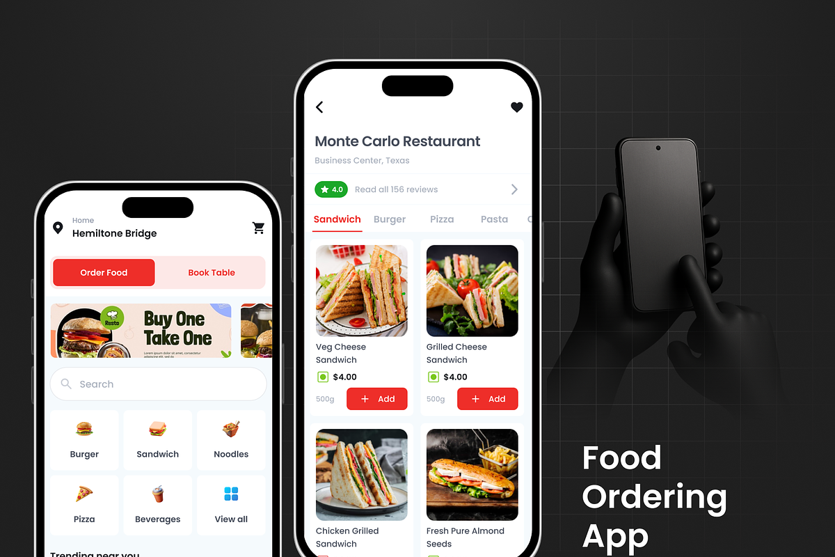 Food Ordering App | QFood preview 4