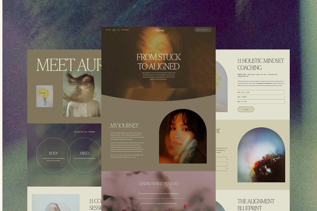 Spiritual Squarespace 7.1 Template, a Squarespace Template by Soul Mission Studio (Photo 3 of 10)