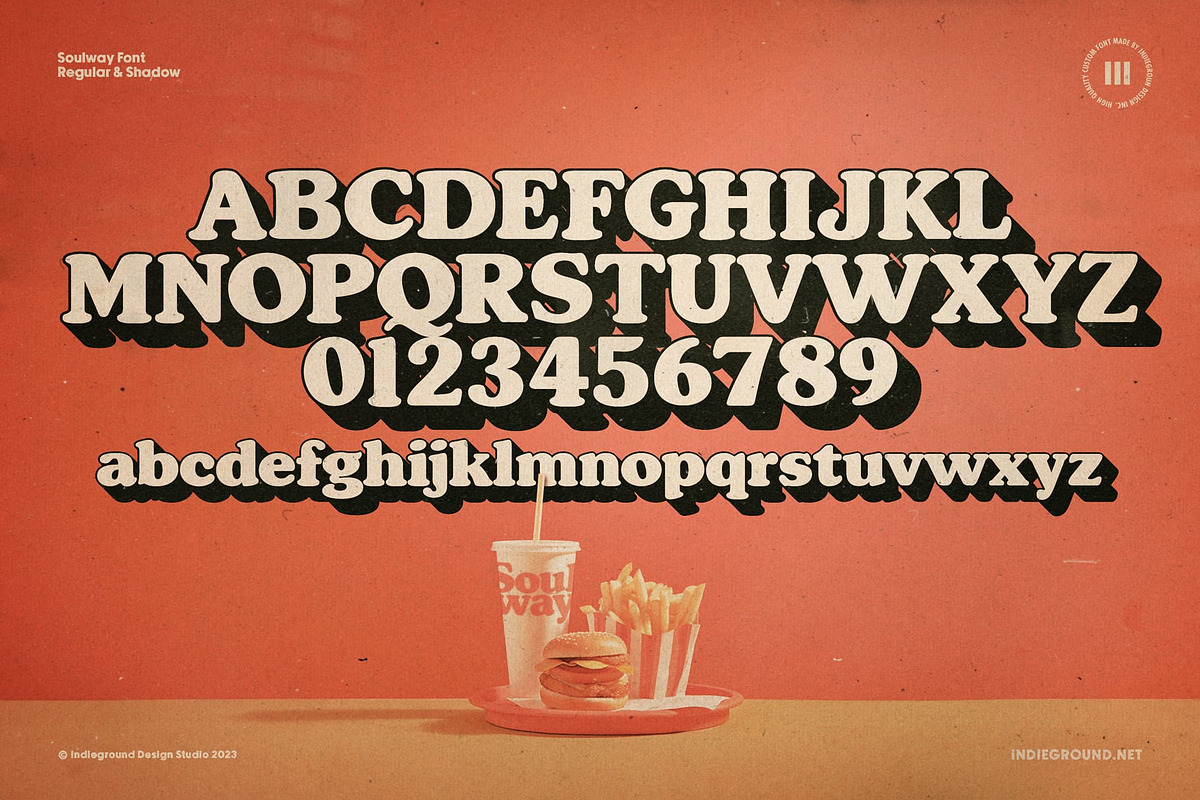 Soulway Font, a Serif Font by Indieground Design Inc. (Photo 8 of 10)