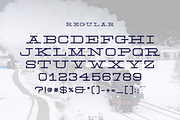 NH Rail - Extra Wide Slab, a Slab Serif Font by Von Type Co (Thumbnail 6 of 7)