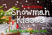 Snowman Kisses, a Serif Font by crystal.baier (Thumbnail 1 of 2)