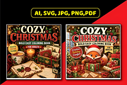 Cozy Christmas Bold Easy Coloring, a Seasonal Illustration by Design Station (Thumbnail 3 of 5)