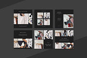 Soft Black Instagram Pack PS & Canva, a Social Media Template by Studio Siv (Thumbnail 2 of 6)