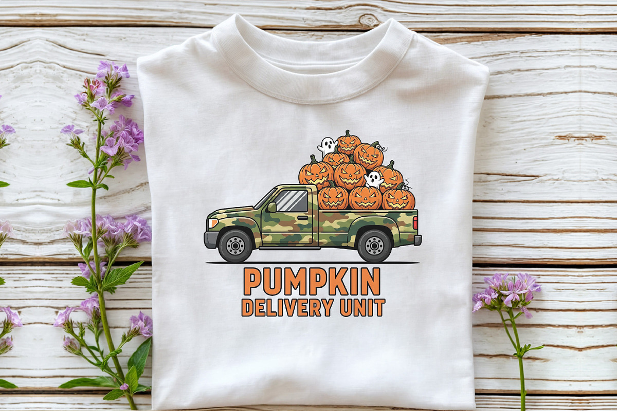 Camo Truck Halloween Sublimation, an Illustration by DreamCafeArt (Photo 5 of 6)
