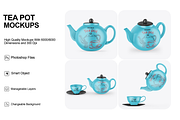 Teapot with Cup Mockups, a Cups & Container Mockup by Mockups Girl (Thumbnail 1 of 5)
