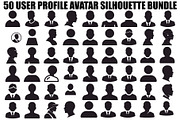 User Profile Avatar Silhouette Bundl, an Illustration by jahid234 (Thumbnail 1 of 49)