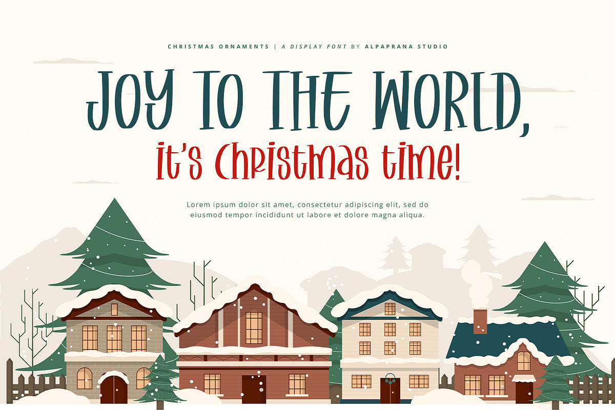 Christmas Ornaments - Display Font, a Script Font by Alpaprana (Photo 4 of 12)