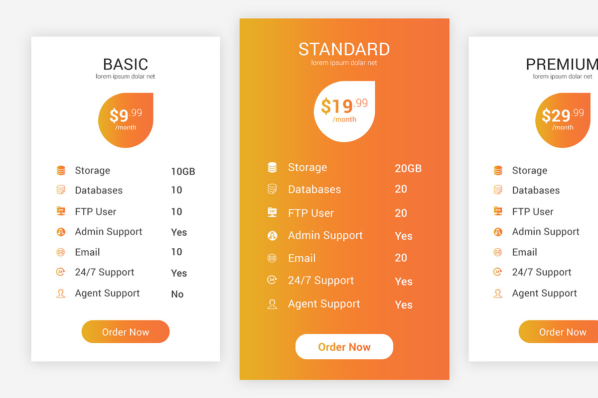 Pricing Table, a Templates & Theme by ARP Creation (Photo 8 of 8)