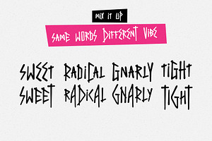 Misfit - Punk Typeface