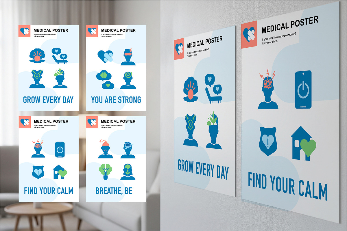 Mental Health Icons and Templates, a Duotone Icon by Lettering_Logo (Photo 2 of 9)