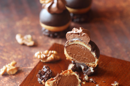 Chocolate Profiteroles (Cream Puffs)
