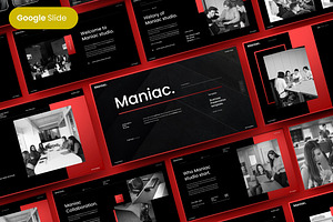 Maniac - Business Google Slide
