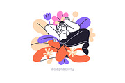 Personal development concept set, a Person Illustration by PaperTrident (Thumbnail 27 of 27)