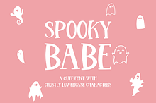 Spooky Babe Serif Font - Ghost Font