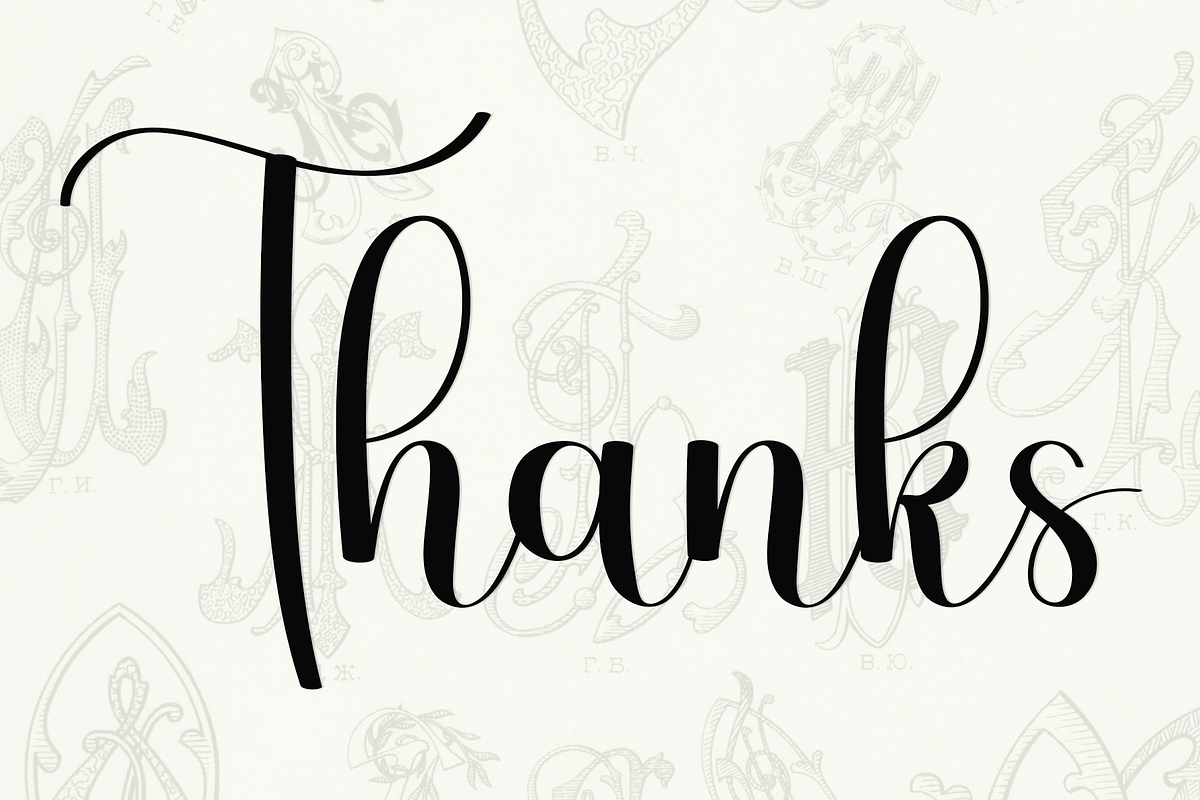 Elegant Alphabet, a Handwritten Font by FreshTypeINK (Photo 8 of 8)