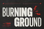 TRT Burn Bold Condensed Sans, a Sans Serif Font by truetype (Thumbnail 8 of 15)