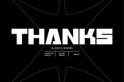VB Oxyom - Futuristic Font, a Sans Serif Font by VALIANTBROTHA (Thumbnail 9 of 9)