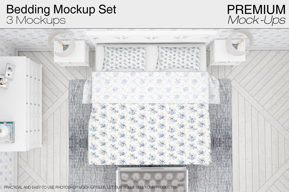 Bed Linens Bundle - 30 Mockups, an Apparel Mockup by mock-ups (Photo 16 of 35)