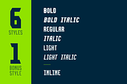 Lightning, a Sans Serif Font by Studio One Four (Thumbnail 5 of 6)