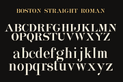 Boston Straight Roman – Display Font, a Serif Font by Lilithcollageart (Thumbnail 14 of 20)