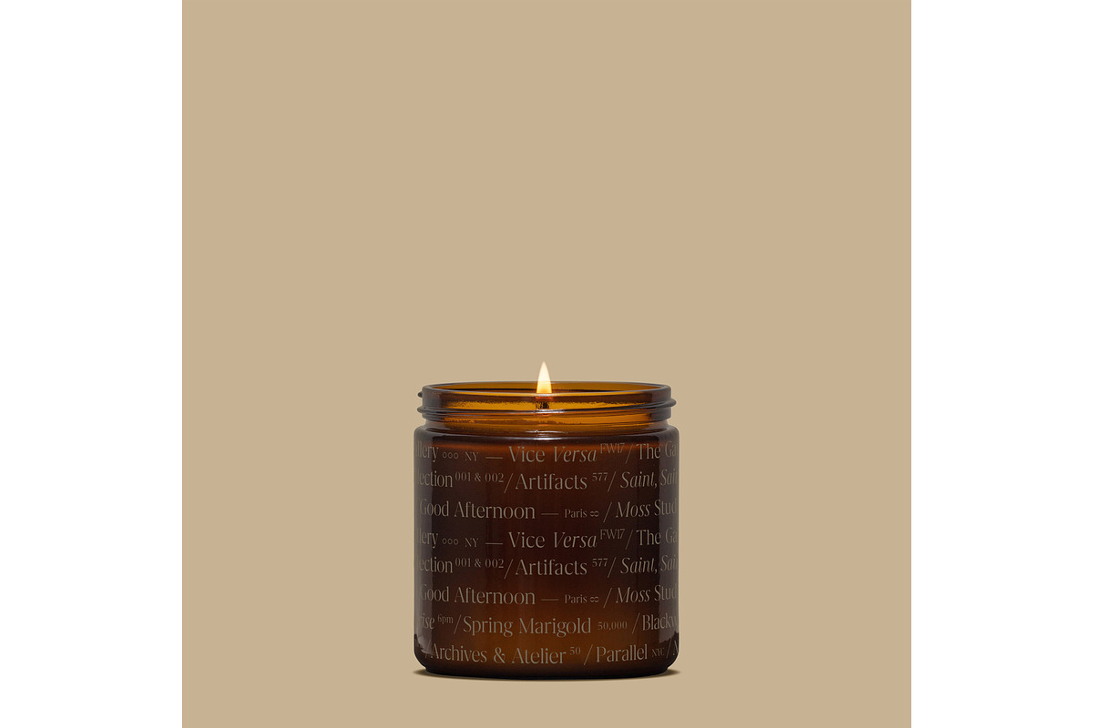 Amber Candle Jar Mockup, a Cups & Container Mockup by Copal (Photo 10 of 13)
