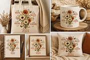 Vintage Autumn Christian Png Bundle, an Object Graphic by Daisy Design (Thumbnail 7 of 17)
