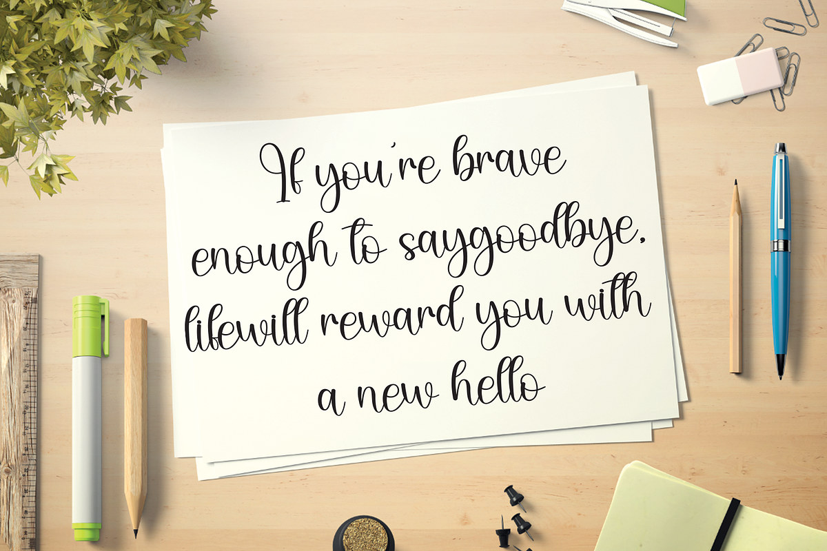 Mothers | Script Font, a Handwritten Font by Scratchones (Photo 4 of 9)