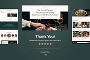 LuxDin - Restaurant Website, an UI Kit Template by peterdraw (Thumbnail 9 of 9)