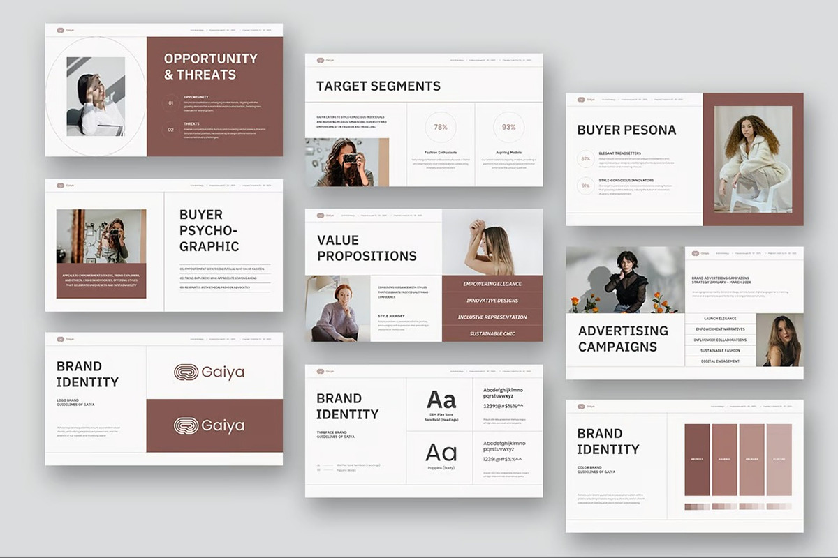 Brand Strategy Google Slides, a Presentation Template by Fit-tee (Photo 7 of 10)