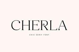 Cherla Chic Serif Font