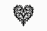 Romantic Lace Heart Clipart, an Illustration by Artivon (Thumbnail 7 of 21)