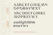 Chopard | Font family, a Sans Serif Font by Larin Type Co. (Thumbnail 15 of 15)