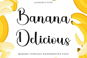 Banana Delicious, a Handwritten Font by FreshTypeINK (Thumbnail 1 of 8)