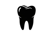 Human tooth dental silhouette, a Graphic by hafijul (Thumbnail 4 of 10)
