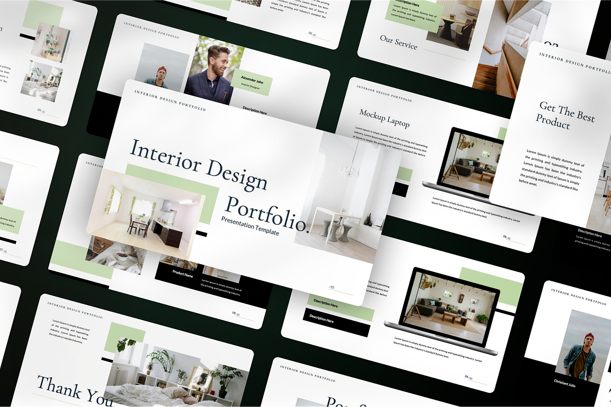 Interior Design Google Slide, a Presentation Template by SquidPixey (Photo 6 of 7)
