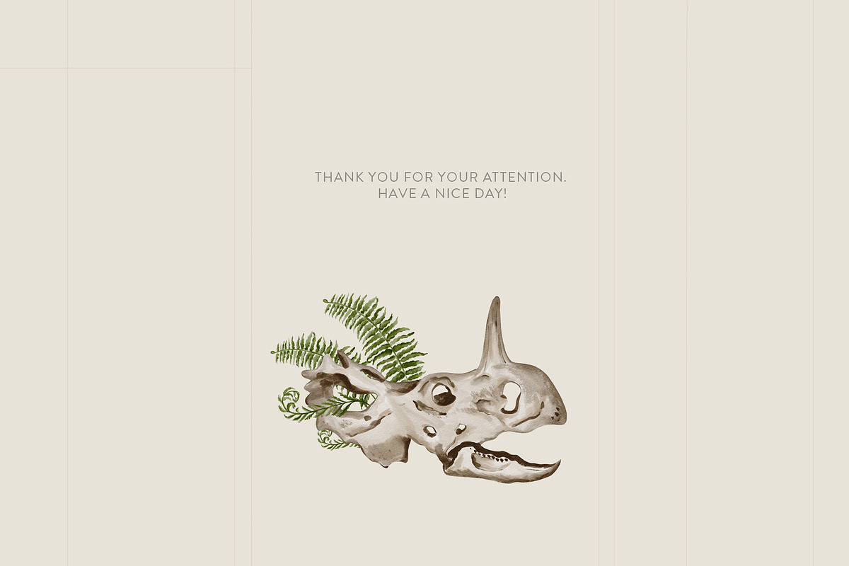 Dinosaur Skeletons Clip Art, an Illustration by Alena Sid (Photo 13 of 13)