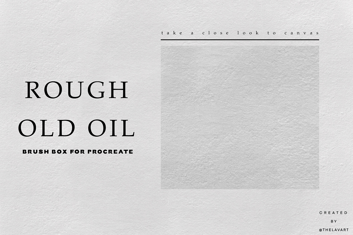 Rough Old Oil Procreate Box, a Brush Add-On by Liquid Amethyst Art (Photo 2 of 6)