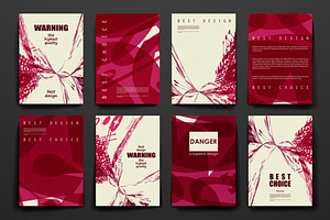 Set Of Beautiful Brochures