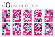 40 Geometric Cover for Print Design, a Brochure Template by binangkit (Thumbnail 5 of 12)