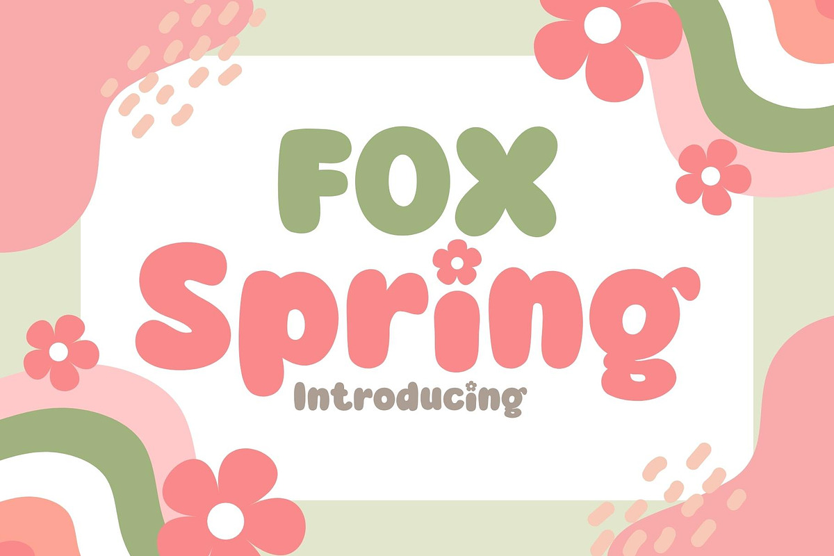 Fox Spring Font, a Handwritten Font by Fox7 By Rattana (Photo 1 of 9)