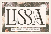 Lissa Stylish Ligature Serif Font, a Serif Font by Eotype Studio (Thumbnail 1 of 9)