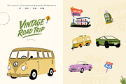 Vintage Road Trip Collection, an Object Graphic by Nutalin Art (Thumbnail 1 of 10)