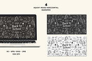 Back to School vector clipart set, an Education Illustration by VerAna (Thumbnail 4 of 14)