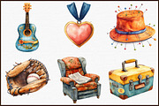 Fathers Day Clipart, an Illustration by Sublimation Artist (Thumbnail 3 of 6)