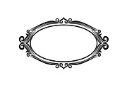 Elegant Oval Ornament Frame Bundle, an Illustration by jahid234 (Thumbnail 5 of 31)
