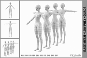 Stylized Girl Abby Shape Mesh, a Characters & Person 3D Model by VK Studio (Thumbnail 1 of 16)