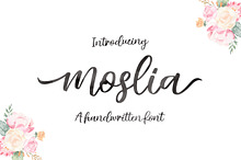Moslia Handwritten Font