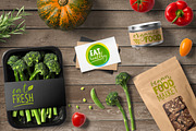 Organic Food Lettering & Labels, a Graphic by Giraffarte (Thumbnail 3 of 7)