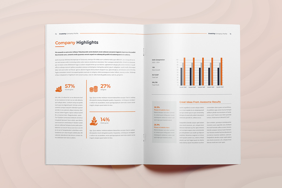Company Profile, a Brochure Template by DesignDevisers (Photo 5 of 10)